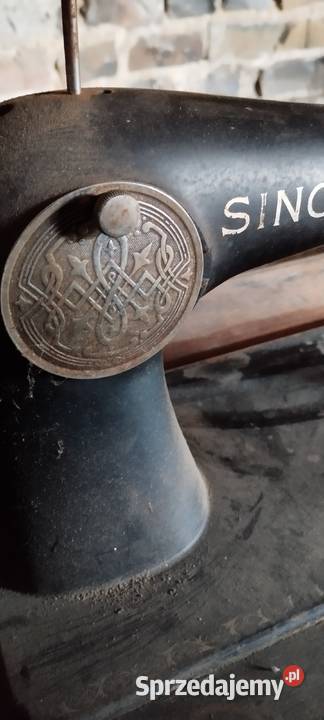 Stara Maszyna Singer plus stolik żeliwny Wolsztyn