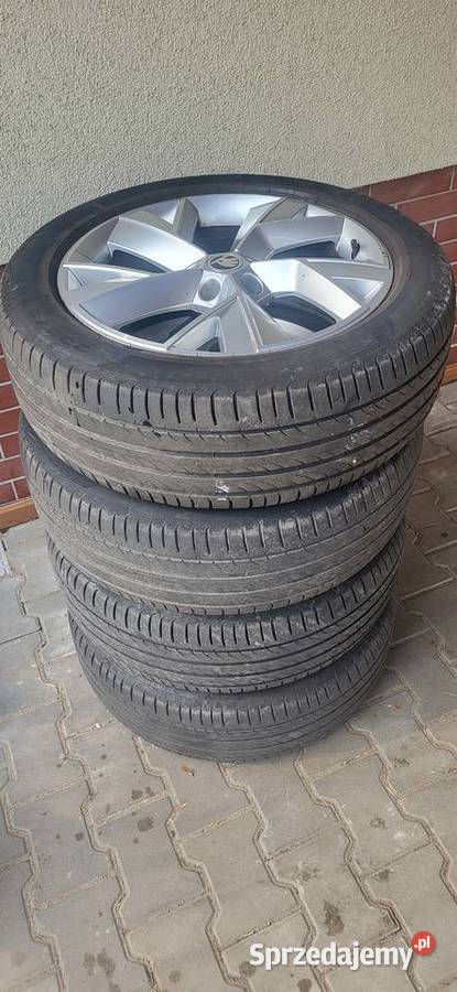 Alufegi Skoda Kodiaq R19 z oponami letnimi mazowieckie Warszawa sprzedam