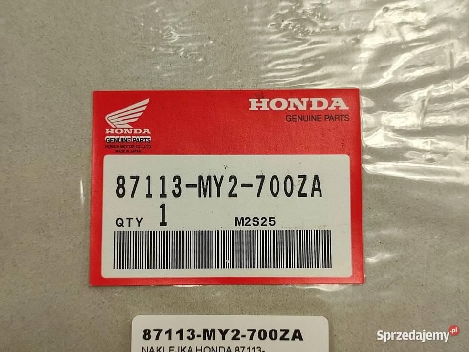 NAKLEJKA PRAWY BOCZEK HONDA NX500 DOMINATOR 1993