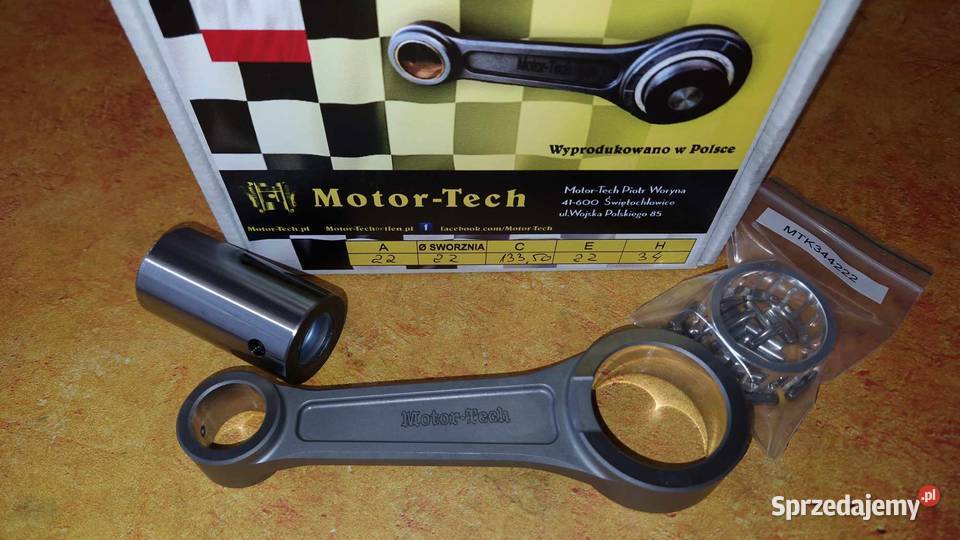 Korbowód conrods Husqvarna TE SM LT 610 9809r Świętochłowice