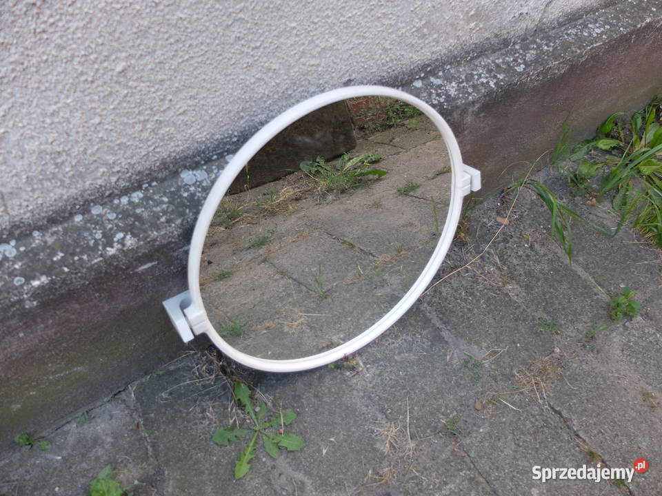 Lustro okrągłe z okresu PRL 814 Kościan sprzedam