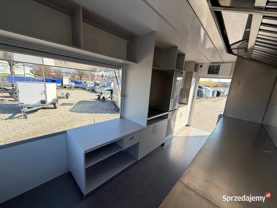 Przyczepa gastronomiczna kebab gotowy biznes Kotlin