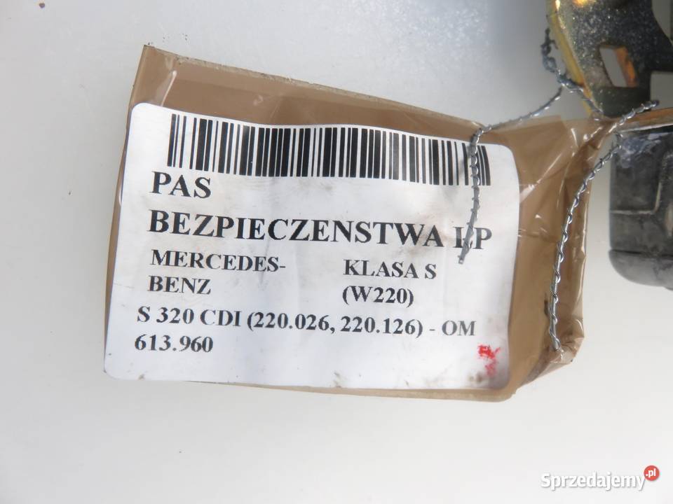 PAS LEWY PRZEDNI MERCEDES W220