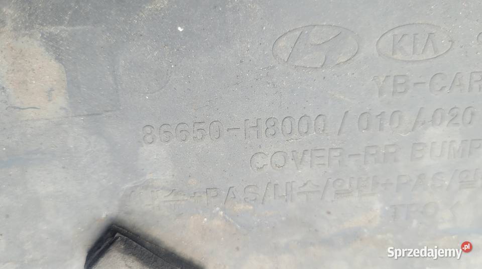 KIA RIO 4 IV DYFUZOR SPOILER DOKŁADKA ZDERZAKA Ruda Śląska