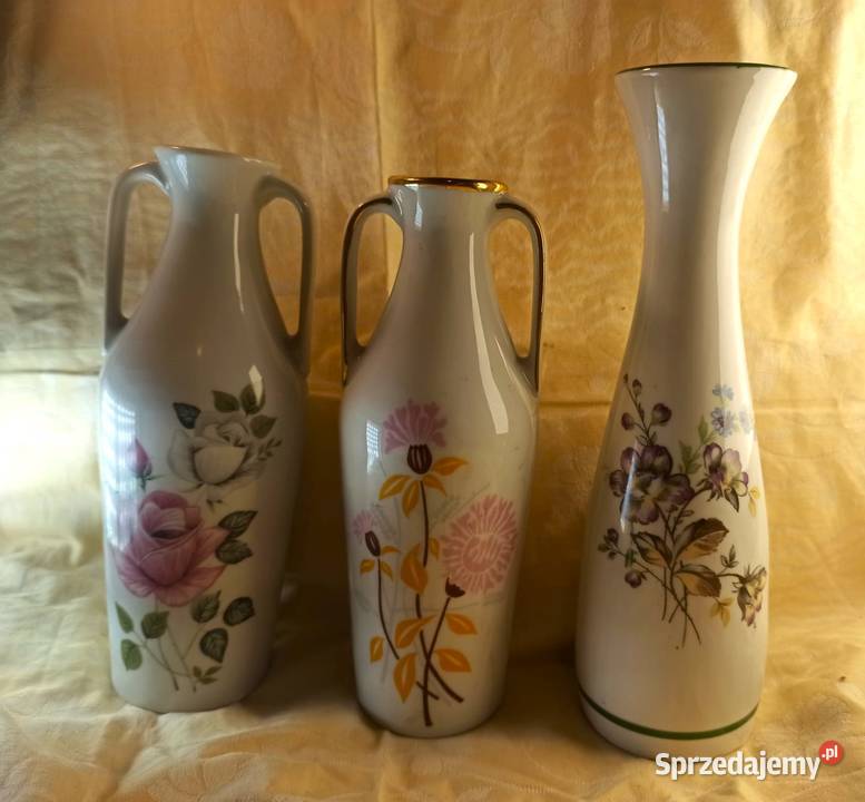 Stary ĆMIELÓW WAWEL porcelanowy wazon dzbanek śląskie Bytom