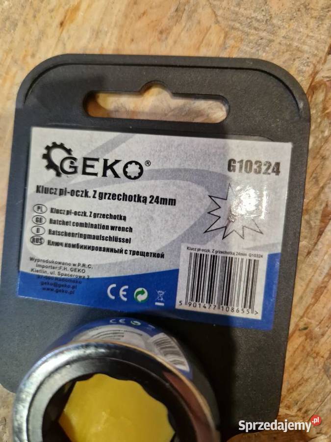 Klucz płoczk z grzechotką 24mm G10324 Głogowa