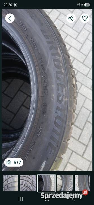Opony 2055517 zimowe Bridgestone lubuskie Zielona Góra