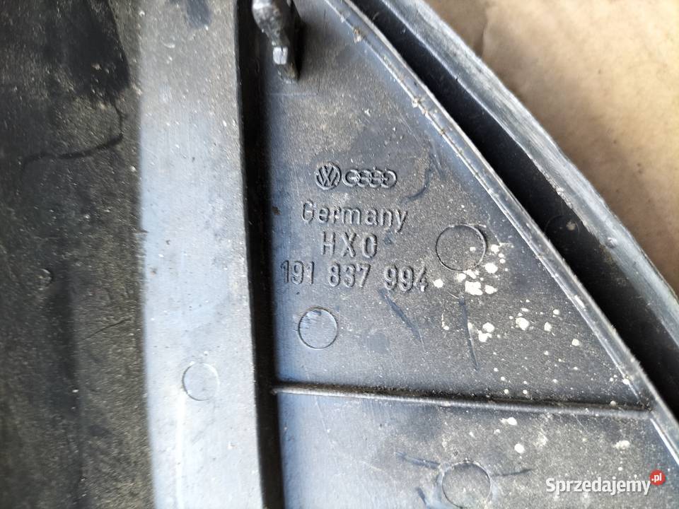 VW GOLF II 2 JETTA 2 191837994 OSŁONA TRÓJKĄT Kamień-Kolonia