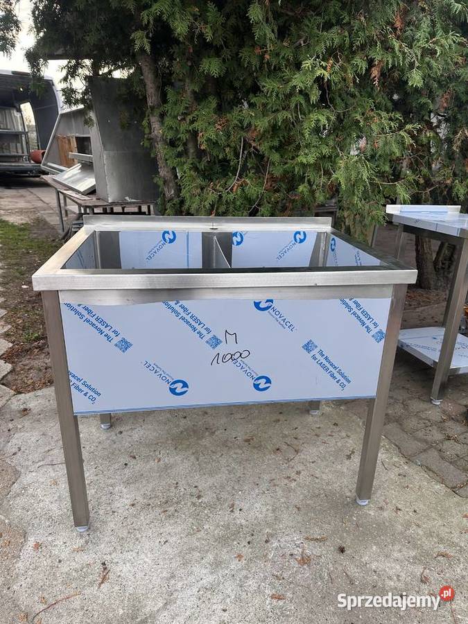 Basen gastronomiczny 2komorowy 100x60x85x40 Słupia Kapitulna
