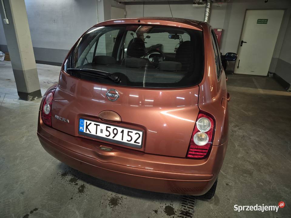 Nissan Micra K12 2007 spełnia SCT Kraków nieuszkodzony