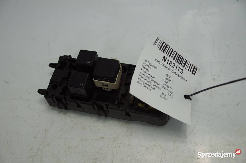SKRZYNKA BEZPIECZNIKÓW VOLVO V40 osobowe Lipno