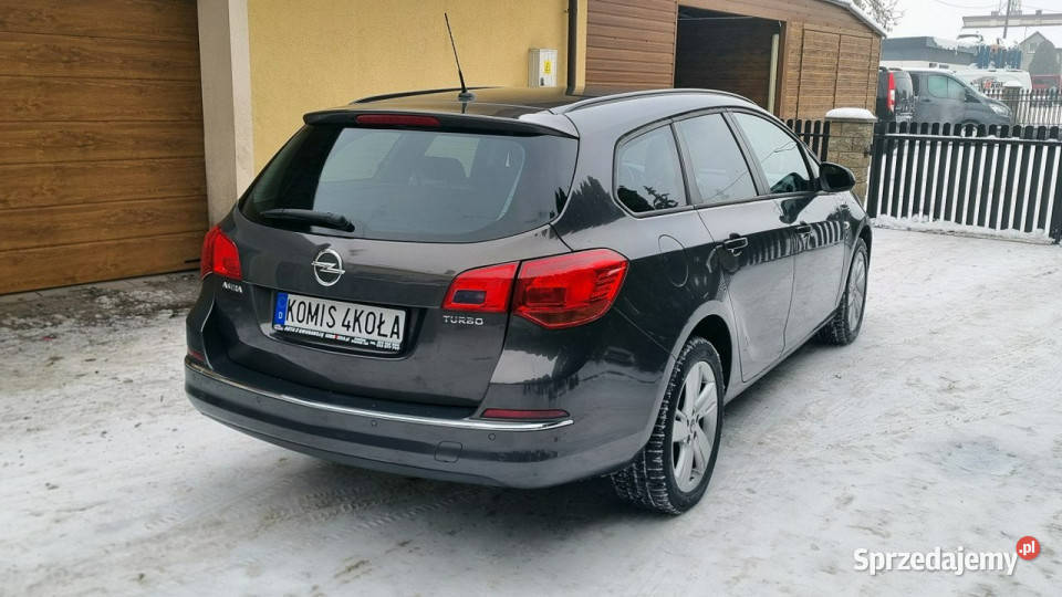 Opel Astra LIFT PółSkóry 14 Turbo GWARANCJA lakier metallic Płońsk