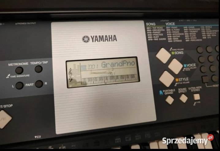 Yamaha organy keyboard YPT230 Zielęcice