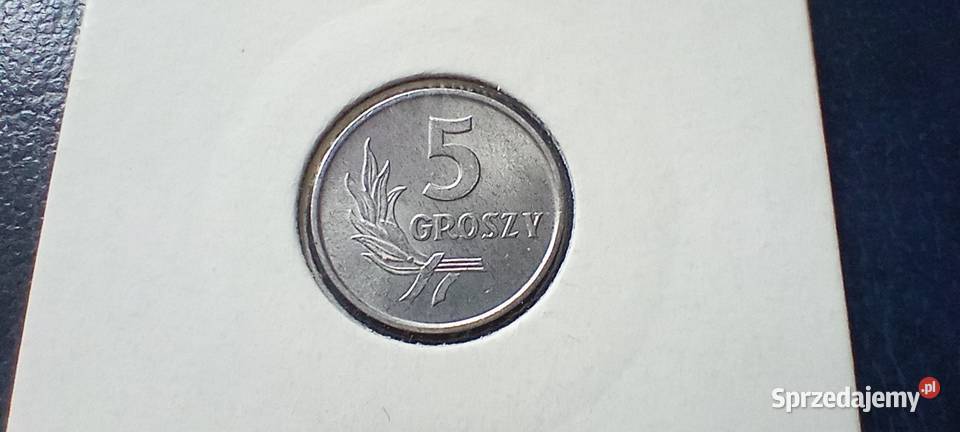 Stare monety 5 groszy 1970 Polska PRL mennicza