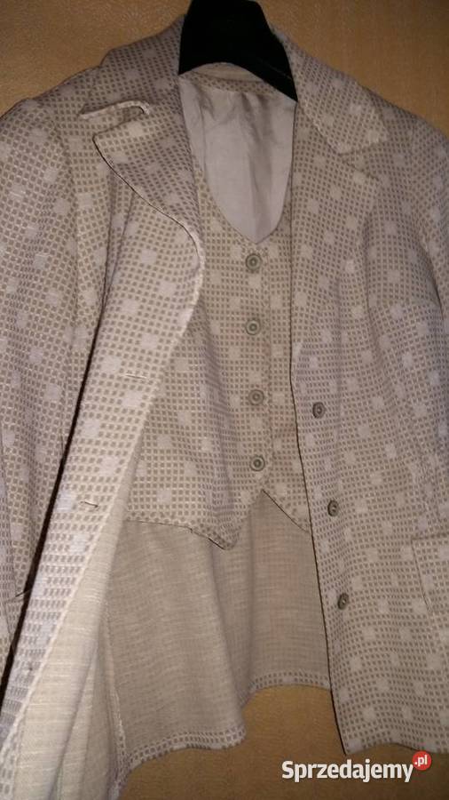 Żakiet z kamizelką damski L Łódź