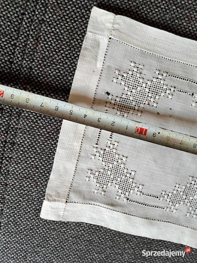 Mała kwadratowa serwetka mereżka 15x15 łódzkie Łódź