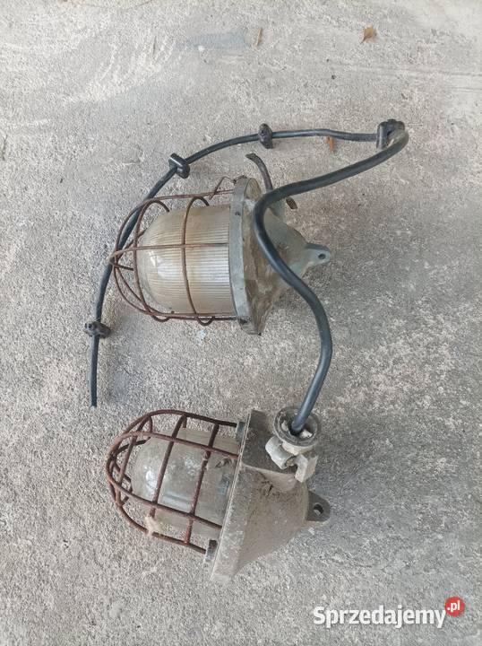 Lampy lampa wisząca garażowa przemysłowa loft Lampy wiszące mazowieckie Sterdyń sprzedam