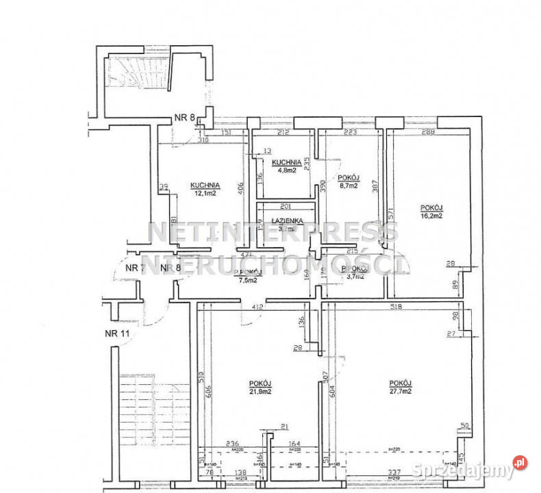 Mieszkanie 1058m2 4 pokoje Olsztyn