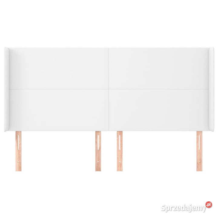 Zagłówek uszak biały 203x16x118128 sztuczna sprzedam
