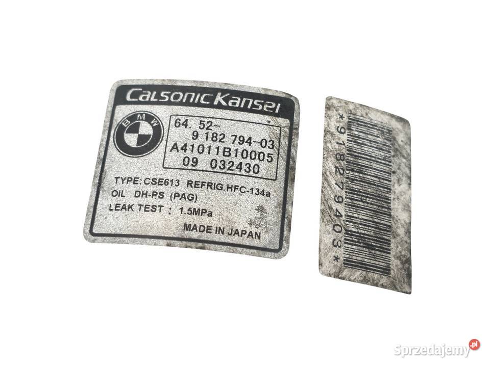 SPRĘŻĄRKA KLIMATYZACJI EGR BMW E90 E87 20 i N43 Chełm