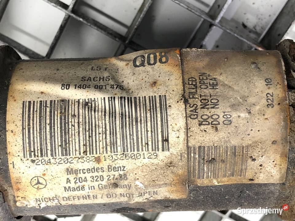 AMORTYZATOR PRAWY PRZÓD ZE SPRĘŻYNĄ MERCEDES