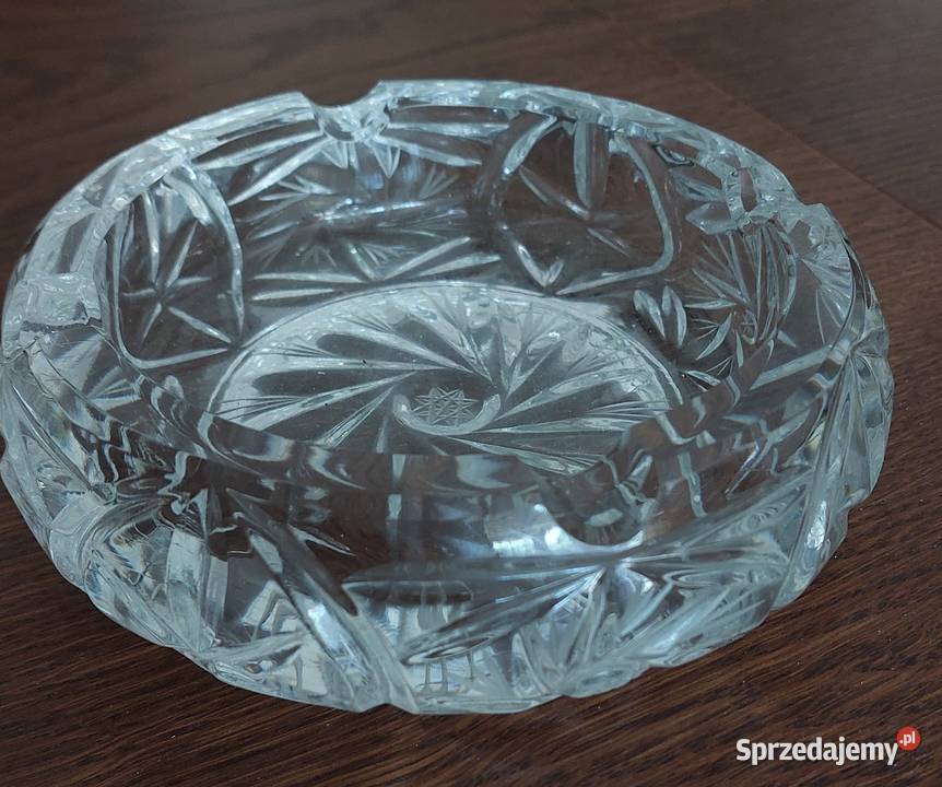 Popielniczka szklana łódzkie Łódź