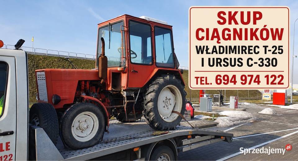Skup ciągników Władimirec T25 Ursus C330 również lubelskie