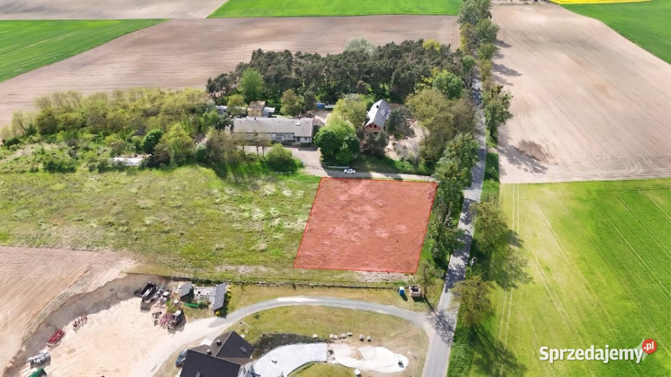 Działka budowlana 20 min Poznania A2 Buk Brzoza sprzedam