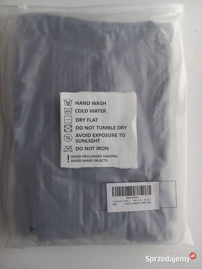 Niebieski Sweter Damski Florboom Oversize Gaj