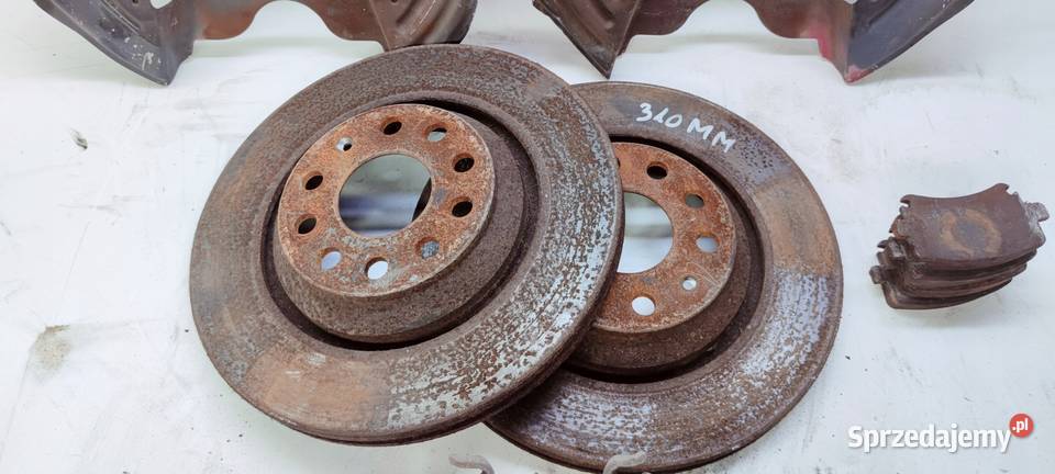 ZACISKI HAMULCOWE TYŁ AUDI A3 VW R32 32 310MM Przystajń