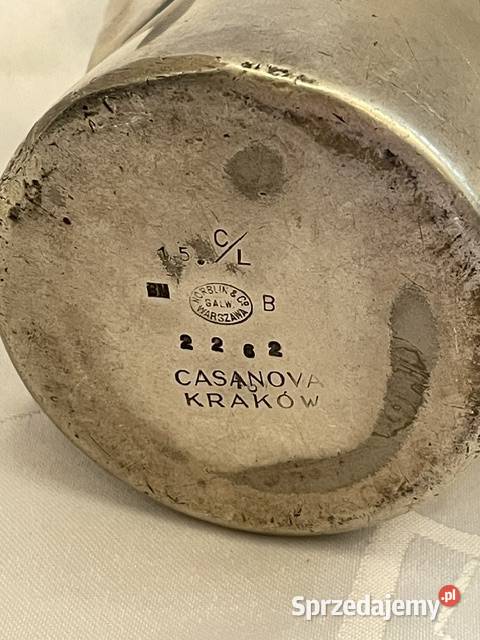 Dzbanek z kawiarni Casanova Kraków lata 20te XX sprzedam