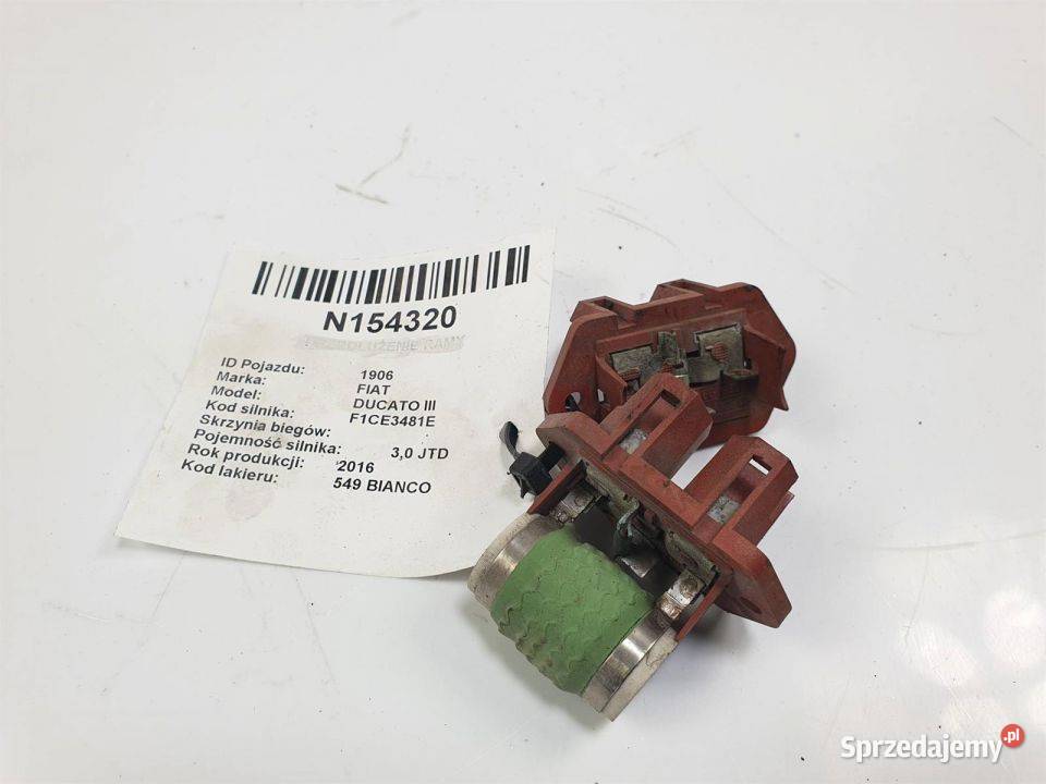 REZYSTOR FIAT DUCATO III osobowe Lipno