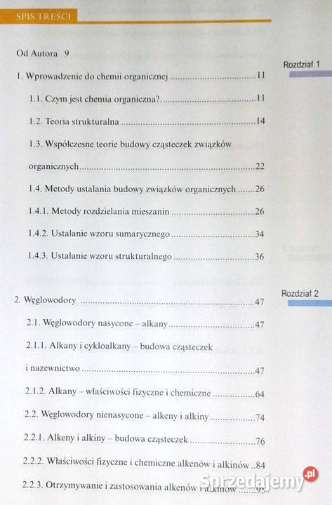 Chemia organiczna Witold Danikiewicz Pozostałe Chełm sprzedam