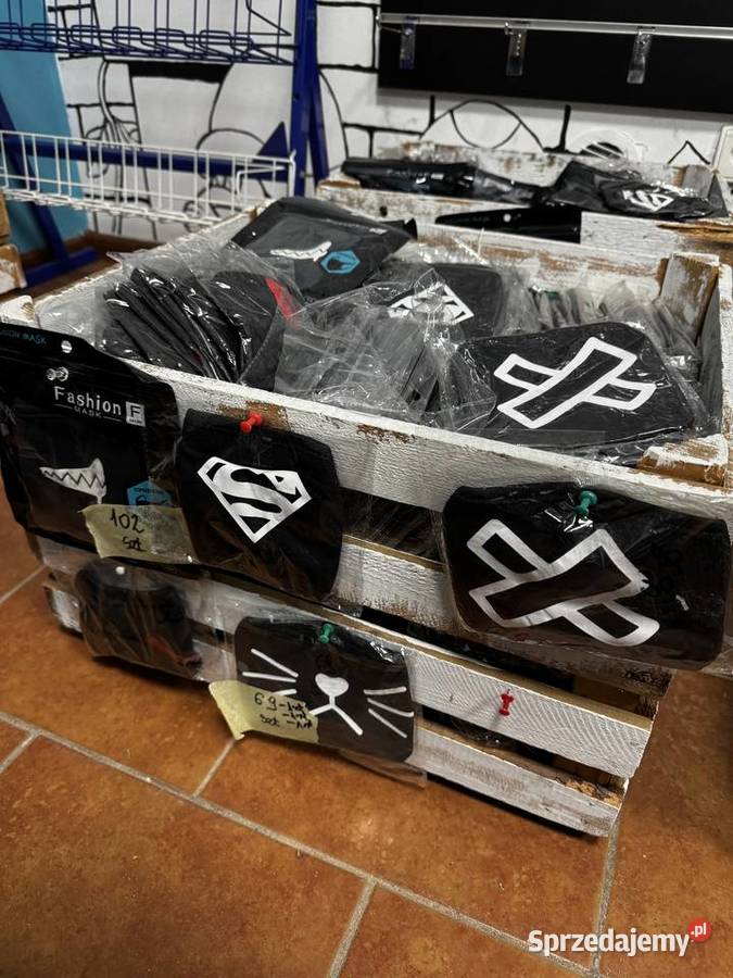 2500 sztuk Masek materiałowych z nadrukiem duża małopolskie Tarnów
