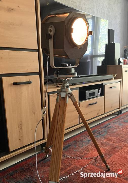Lampa z PRL teatralna PRL loft vintage Poznań sprzedam
