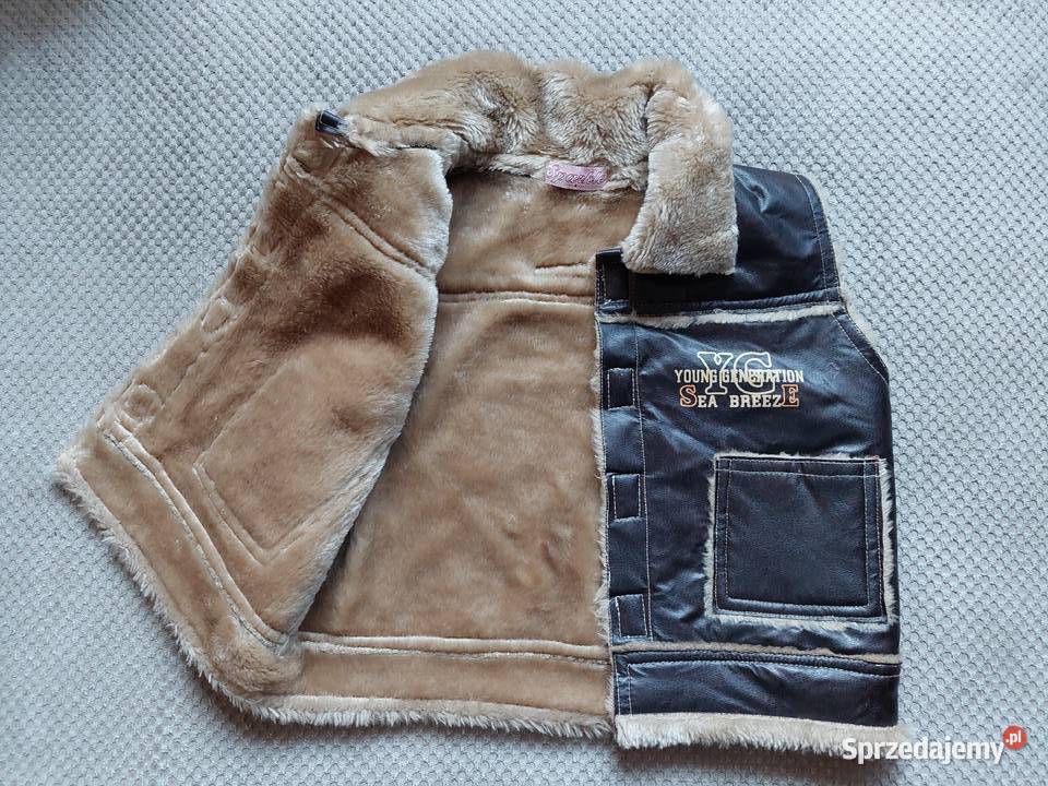 stylowy komplet kamizelka i czapka pilota retro Kraków