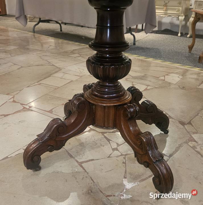 Antyczny stół stolik Ludwik Filip Lublin