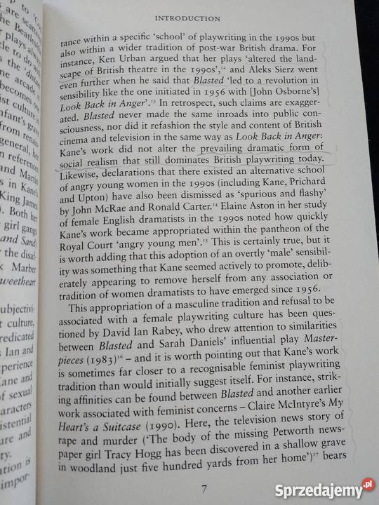 Sarah Kane i teatr inyerface zachodniopomorskie