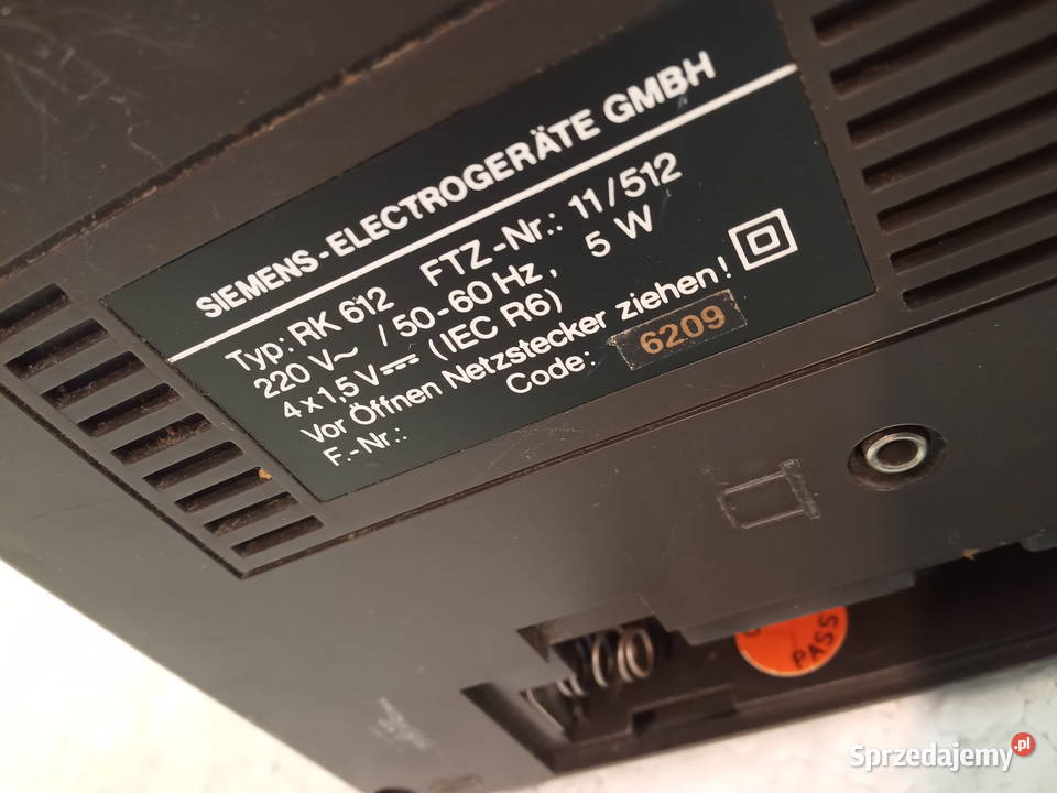 SIEMENS RK 612 CLUB 612 Poznań sprzedam