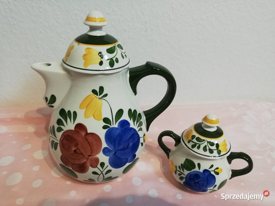 Dzbanek i cukiernica porcelana Villeroe Boch Gorlice