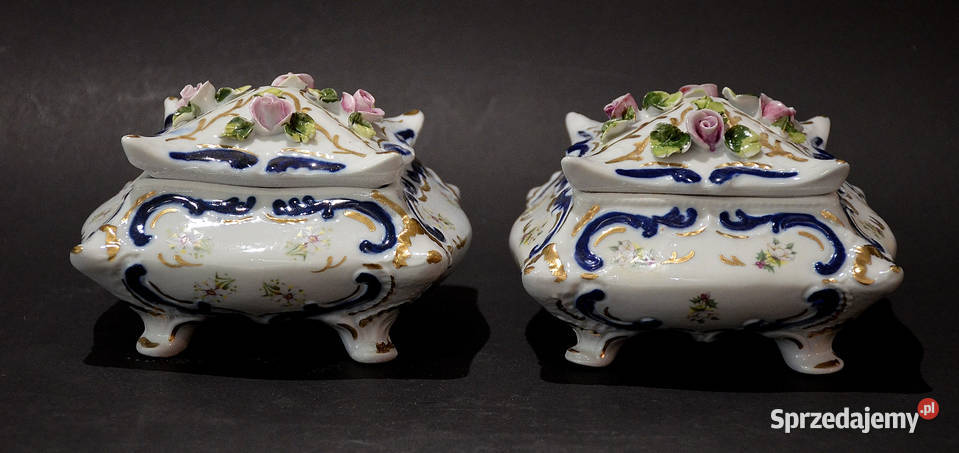 Porcelana Roceram Bombonierka Mica hand made do wielkopolskie Środa Wielkopolska