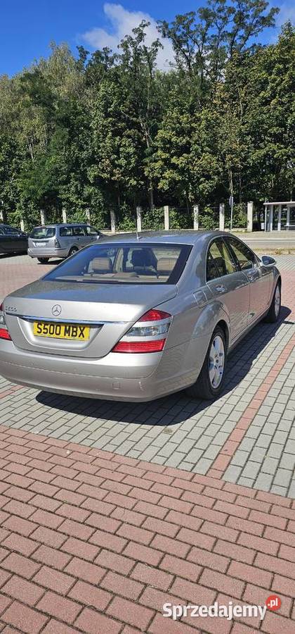 Mercedes S500 2008 Anglik Klasa S Stalowa Wola