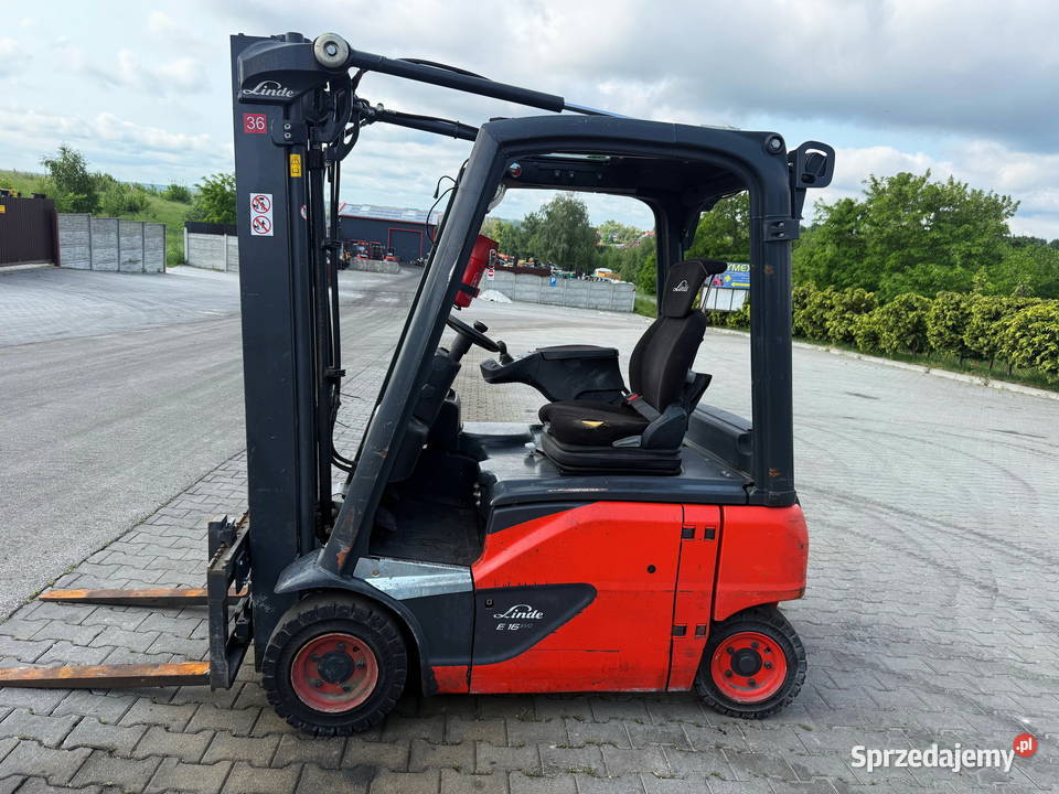 wózek widłowy elektryczny LINDE E16P02 EVO 460m łódzkie Działoszyn