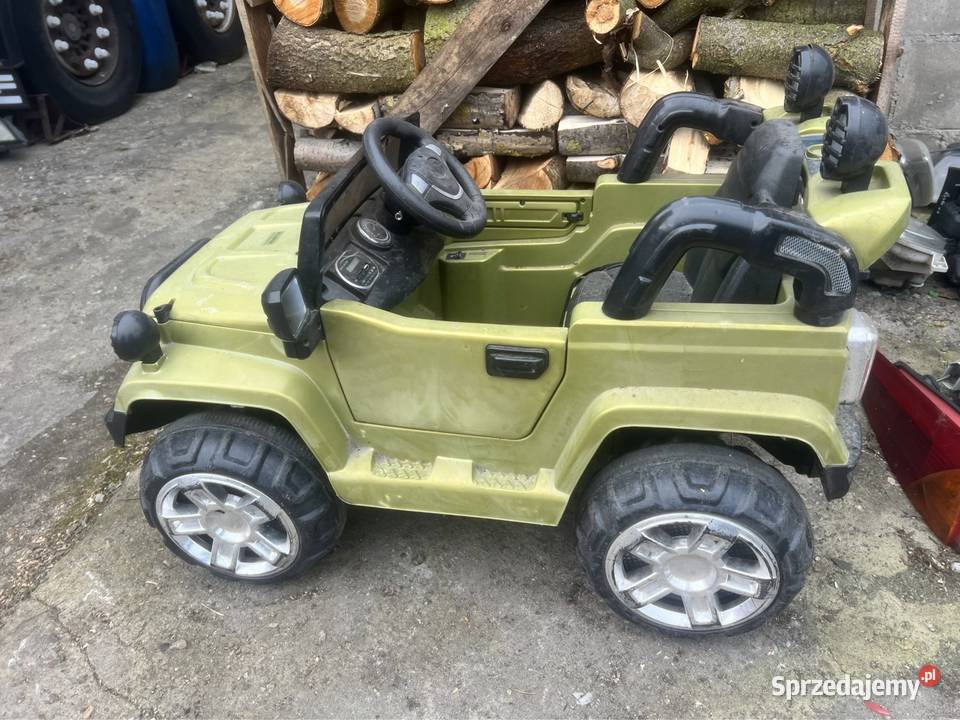 Auto terenowe jeep zielony Dla Dziecka