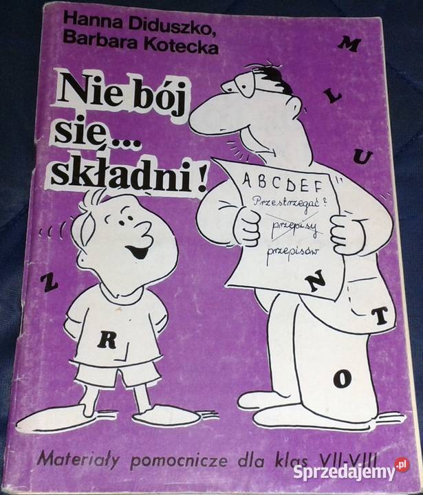 Nie bój się składni kl 78 Hanna Diduszko B Książki i Podręczniki