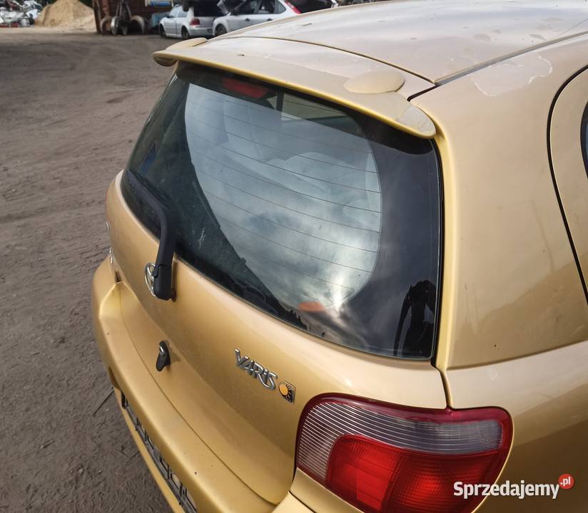 Toyota Yaris I 1 lotka spoiler na klapę osobowe Sieradz