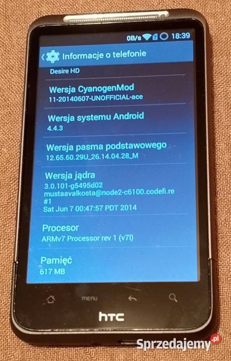 Telefon HTC Desire HD Katowice