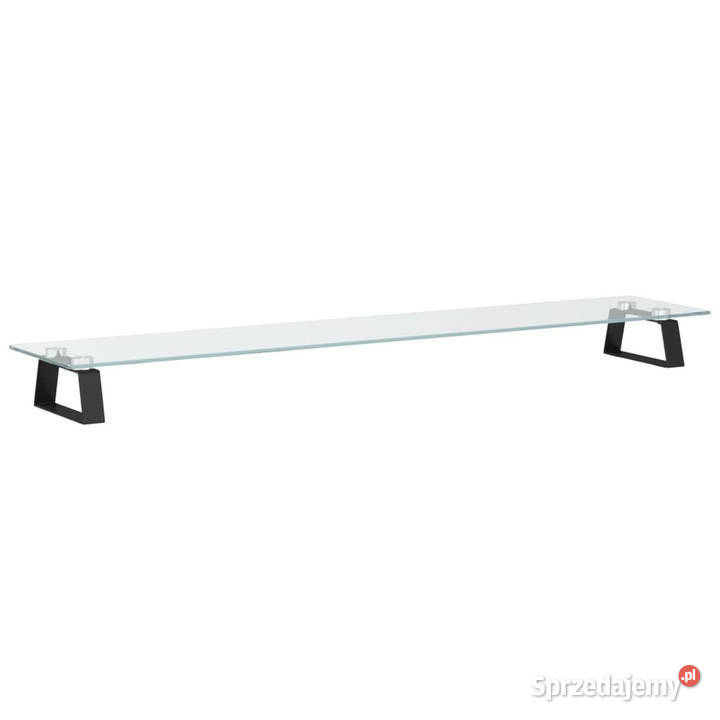 Podstawka pod monitor czarna 100x20x8 szkło Warszawa