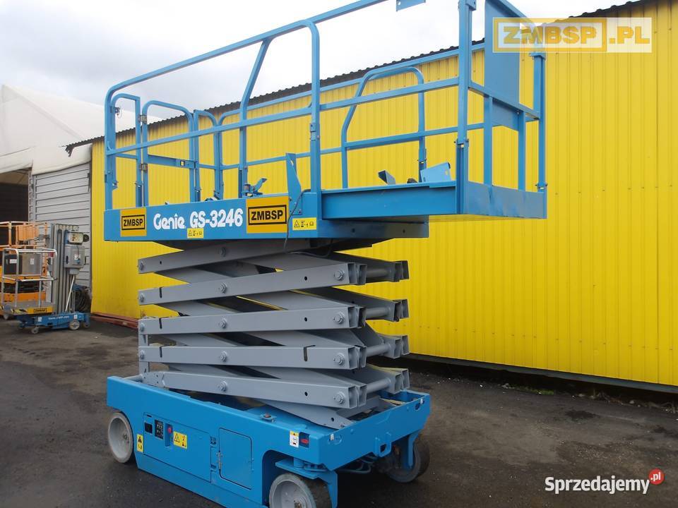 Podnośnik nożycowy zwyżka Genie GS3246 nowe koła Pleszew