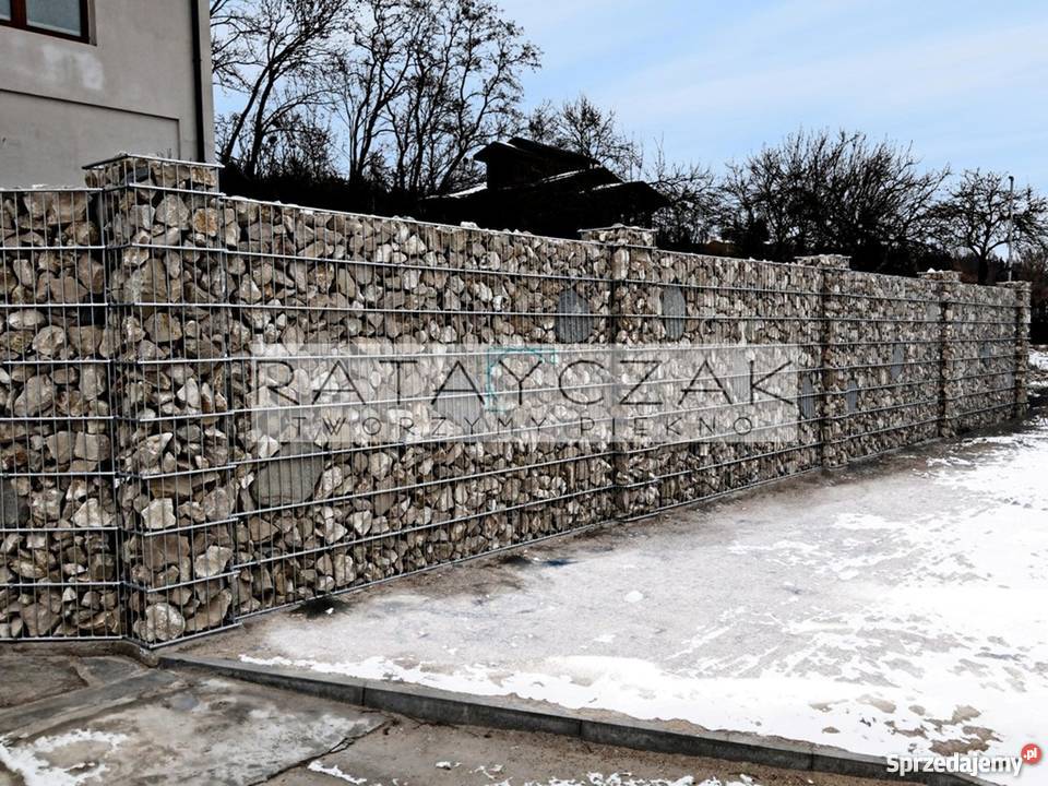 Gabiony Gabion 240x200m Ogrodzenie Gabionowe kujawsko-pomorskie Toruń